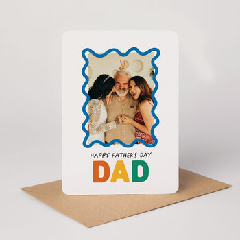 Modern Personalised Photo Father’s Day Card, 2 of 4