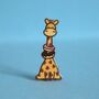 Cute Giraffe Enamel Pin, thumbnail 3 of 6