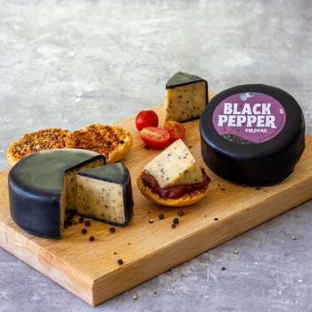 Black Pepper Cheese Truckle 200g, 3 of 3