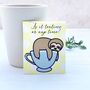 Sloth Gifts: Cute Sloth Tea Gift Set, thumbnail 2 of 11
