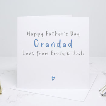 Happy Father's Day Grandad Personalised Card, 3 of 4