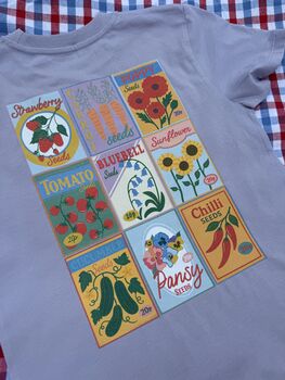 Sow Much To Love Seed Packet Organic Kids Graphic Tee, 2 of 4