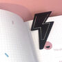 Lightning Bolt Metal Bookmark, thumbnail 1 of 4