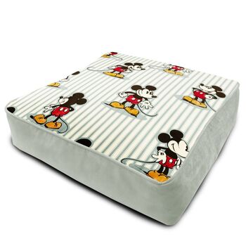 Disney Mickey Stripe Grey Square Floor Cushion, 2 of 2