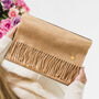 Personalised Camel Pure Cashmere Scarf, thumbnail 1 of 8