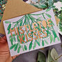 Papercut 'Mistletoe Kisses' Botanical Christmas Card, thumbnail 3 of 7