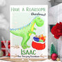 Personalised Dinosaur Relation Christmas Card, thumbnail 4 of 8