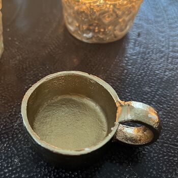 Gold Tea Light Holder, 3 of 3