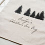 Personalised 'Oh Christmas Tree' Christmas Eve Bag, thumbnail 5 of 5