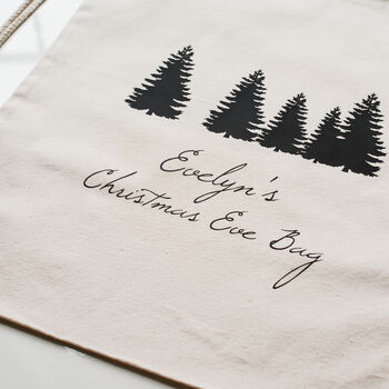 Personalised 'Oh Christmas Tree' Christmas Eve Bag, 5 of 5
