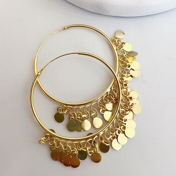 Statement Coin Hoops, 2 of 6