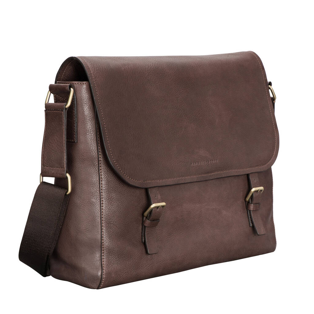 Men's Casual Soft Leather Satchel 'Ravenna' By Maxwell Scott Bags ...
