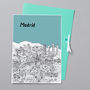 Personalised Madrid Print, thumbnail 10 of 10
