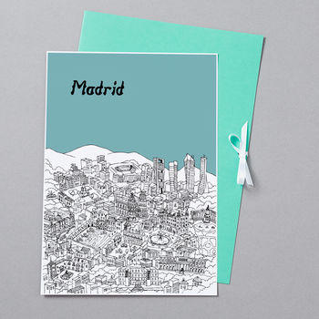 Personalised Madrid Print, 10 of 10
