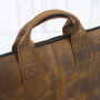 Personalised Leather Laptop Bag 13 Inch, thumbnail 4 of 12