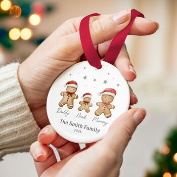 Personalised Family Christmas Ornament Custom Names, 4 of 7