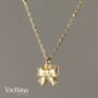 Stainless Steel Cute Bow Pendant Necklace, thumbnail 2 of 3
