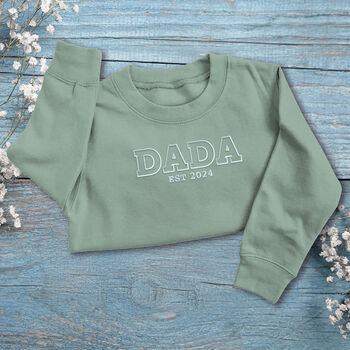 Personalised 'Dad' Embroidered Family Sweatshirt, 3 of 11