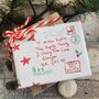 North Pole Special Delivery Name And Address Personalised Wrapping Paper, thumbnail 10 of 10