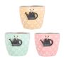 Set Of Three Pastel Watering Can Planters, thumbnail 2 of 9