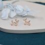 Sterling Silver Balloon Dog Stud Earrings, thumbnail 6 of 12