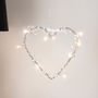 Battery Heart Fairy Light Wreath, thumbnail 1 of 4