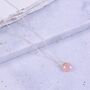 Pink Chalcedony Silver Necklace, thumbnail 2 of 5