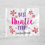 Personalised Best Auntie Ever Glasses Cleaning Cloth, thumbnail 1 of 1