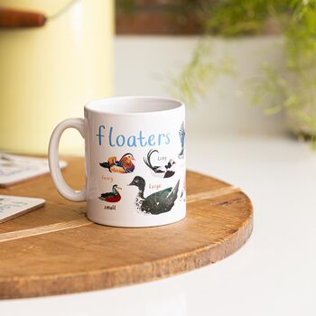 'Floaters' Ceramic Bird Mug, 3 of 8