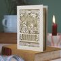Personalised Floral Happy Birthday Card, thumbnail 2 of 6