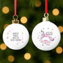 Personalised Unicorn Bauble, thumbnail 1 of 5