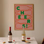 Cheers Wine Print, thumbnail 6 of 8