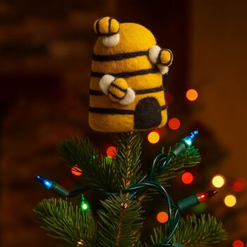 Handmade Felt Farmyard Egg Cosies Hanging Decoration, 3 of 12