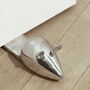 G Decor Chrome Mouse Shaped Door Stop, thumbnail 1 of 4