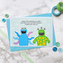 'Little Monsters' Personalised Birthday Card, thumbnail 1 of 5