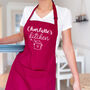 Personalised Women Apron With Pocket. Gift For Her, thumbnail 1 of 6