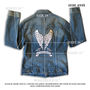 Vintage Jacket With Inspiring Latin Motto Embroidery, thumbnail 6 of 12