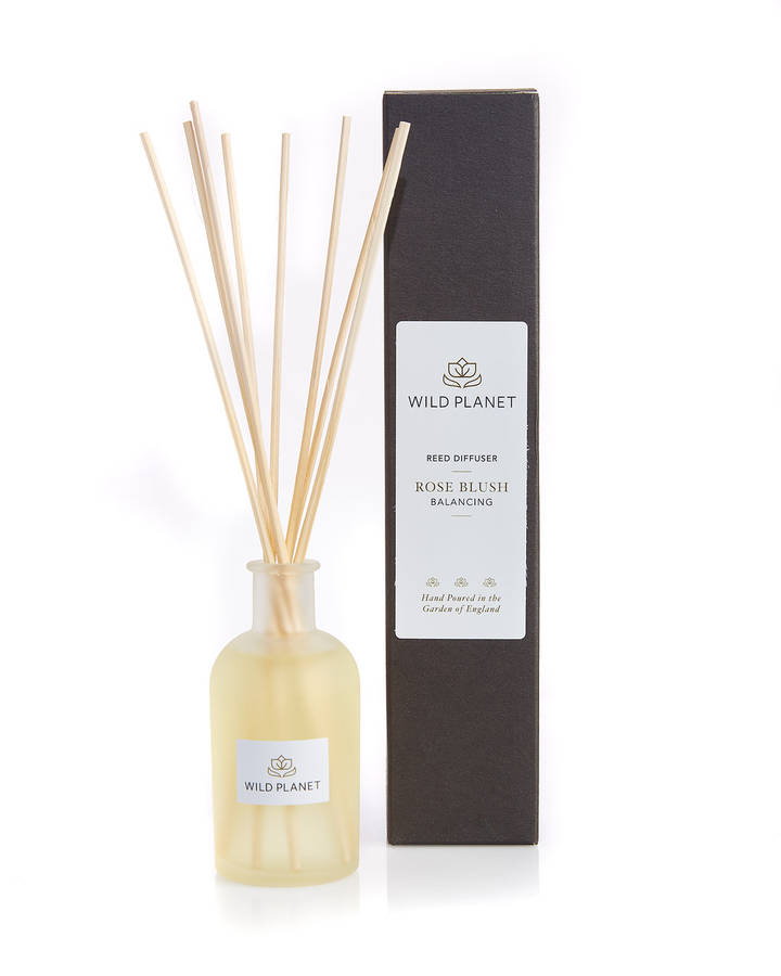 Aromatherapy Rose Geranium And Bergamot Reed Diffuser By Wild Planet ...