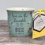 Blue ‘You Are The Bumble To My Bee’ Mug, thumbnail 1 of 4