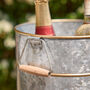 Gold Banded Standing Ice Bucket, thumbnail 3 of 5