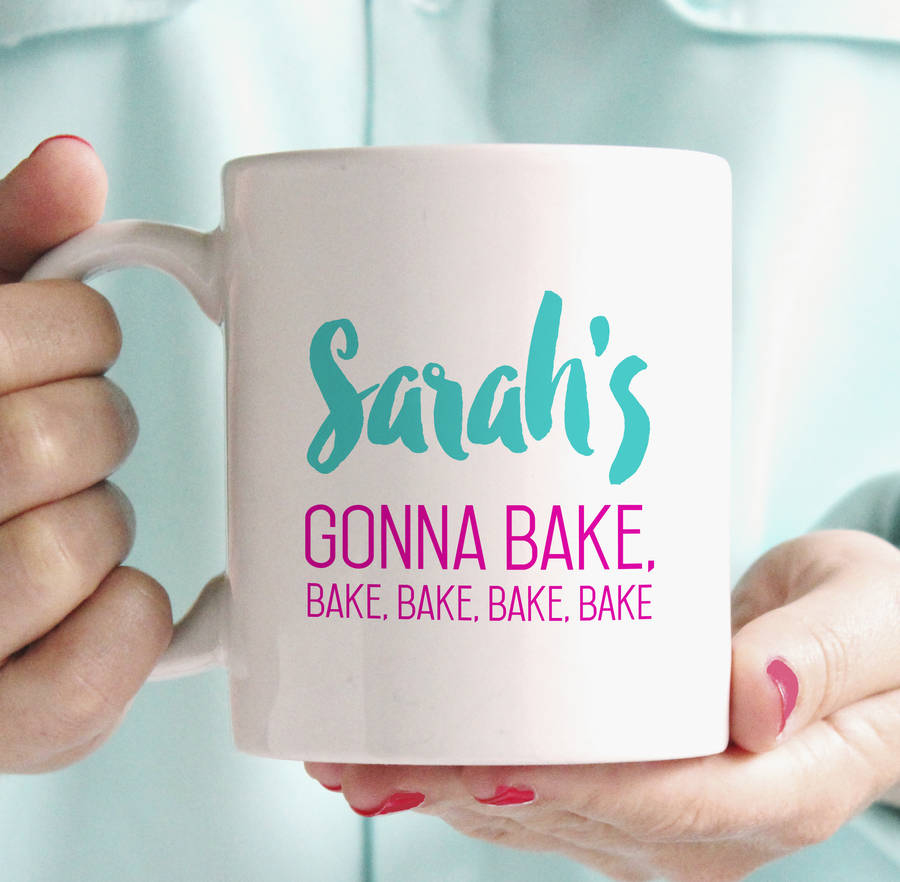 Personalised Bake, Bake, Bake… Mug By Chips & Sprinkles