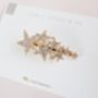 Encrusted Cluster Star Hair Clip, thumbnail 4 of 4