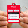 Personalised Keyring Gift For Dad, thumbnail 1 of 4