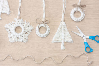 Festive Macrame Decoration Kit, 2 of 5