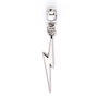 Harry Potter Lightning Bolt Slider Charm Silver, thumbnail 1 of 2