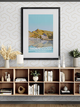 Thorpe Cloud Peak District Art Print, 2 of 4