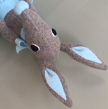 Bunny Rabbit Soft Toy Handmade And Personalised, 8 of 11