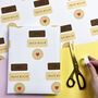 Personalised Funny Snack Dealer Birthday Gift Wrap, thumbnail 2 of 4
