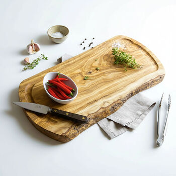 Natural Olive Wood Carving Board, 4 of 6