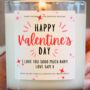 Valentine's Day Gift Personalised Scented Candle, thumbnail 4 of 5